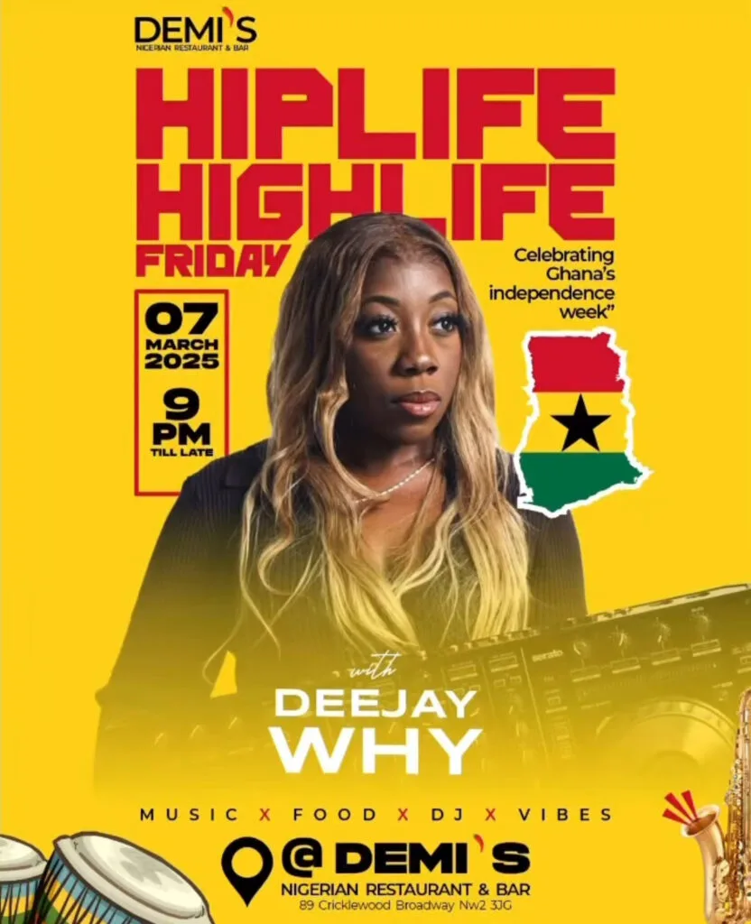 Fridays at Demi’s: Food, Vibes & DJ Beats You Don’t Want to Miss — This Week, We’re Celebrating Ghana Too